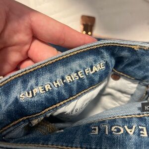 American Eagle Super High-rise Flare Jeans